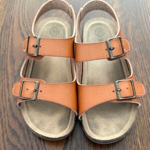 Cat & Jack Brown Buckle Sandals
